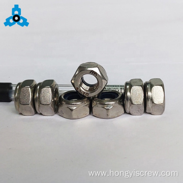 Stainless Steel Lock Nuts m4 with Nylon Insert